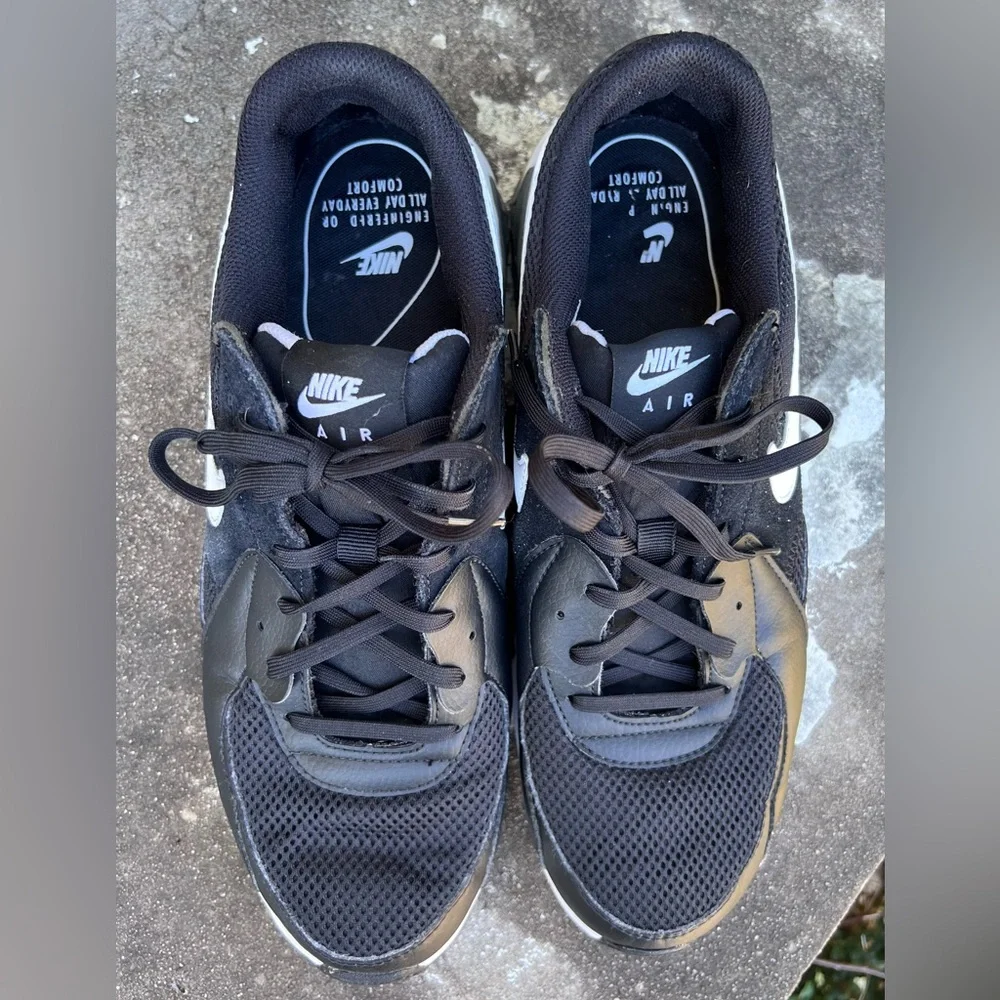 Nike Air Max Excee Womens Sneakers Black/White-Dark Grey Size 11 CD4165-001 - Picture 6 of 16